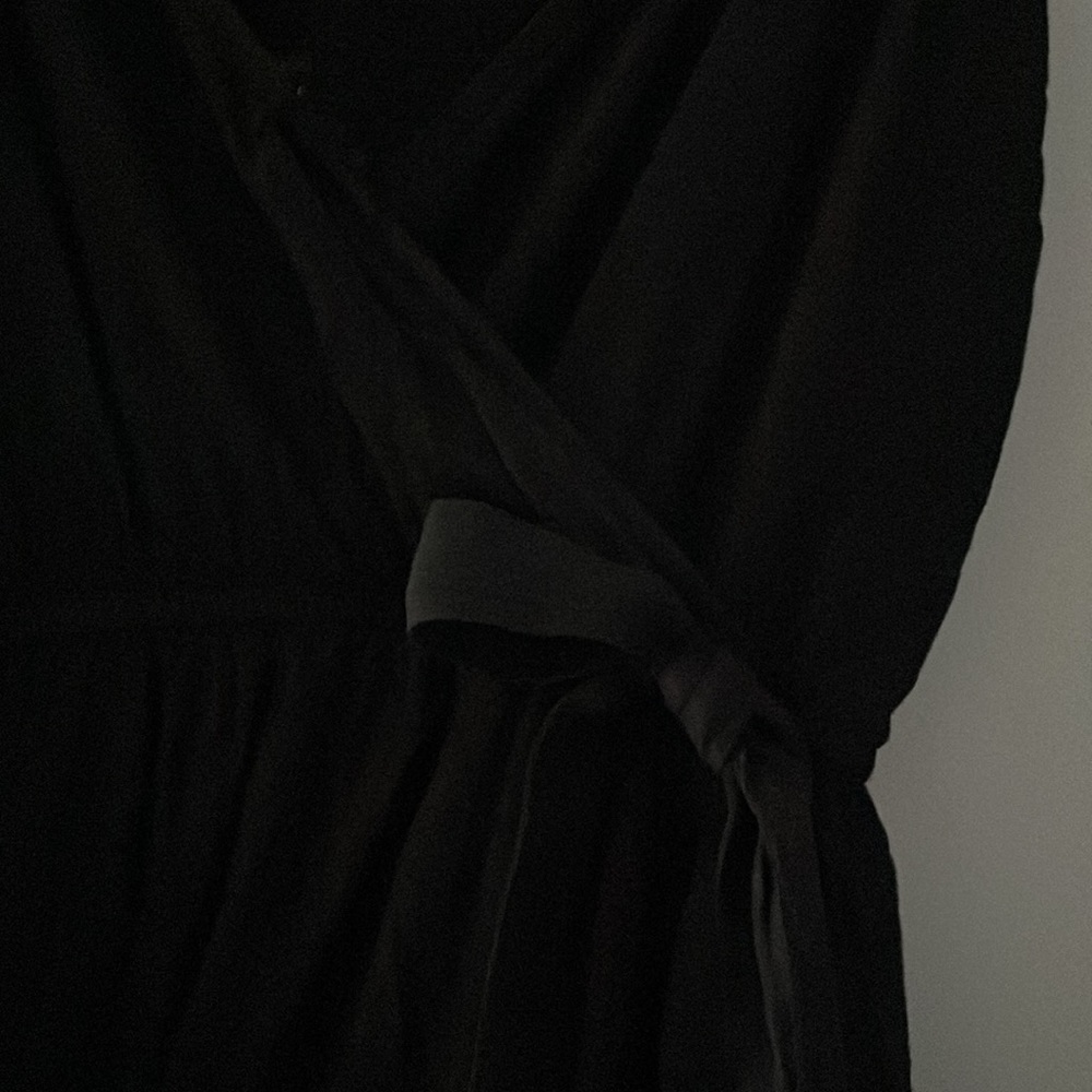Black Ruffle Romper - Picture 3 of 5